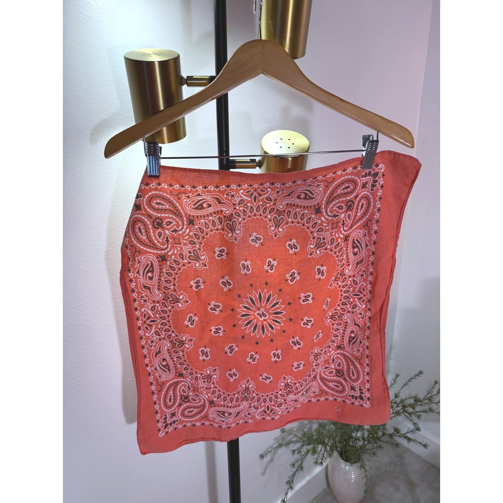 Hav-A-Hank bandana vintage sun faded preworn western bohemian must have softened